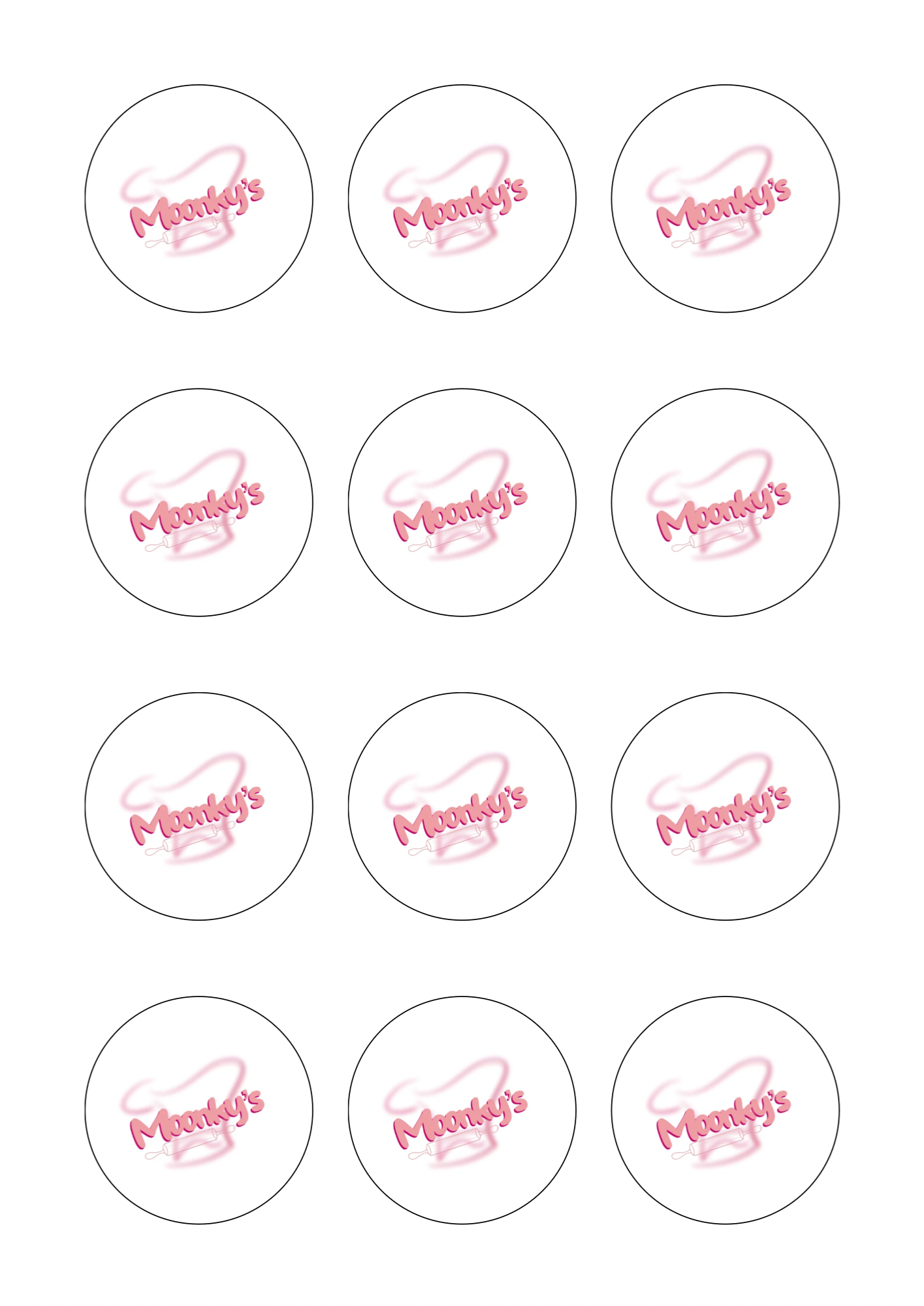 Custom Edible Cupcake & Treat Toppers (Pre-Cut)