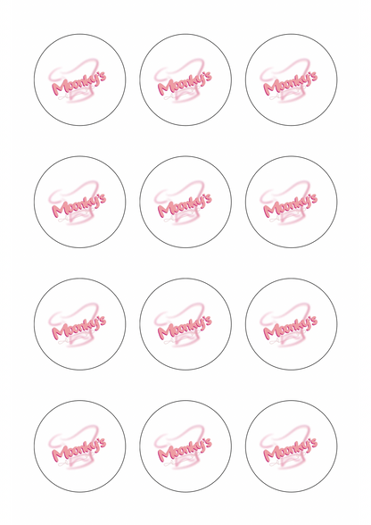 Custom Edible Cupcake & Treat Toppers (Pre-Cut)