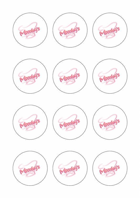 Custom Edible Cupcake & Treat Toppers (Pre-Cut)