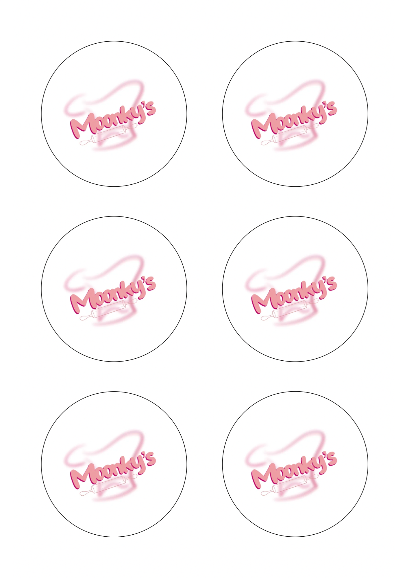 Custom Edible Cupcake & Treat Toppers (Pre-Cut)