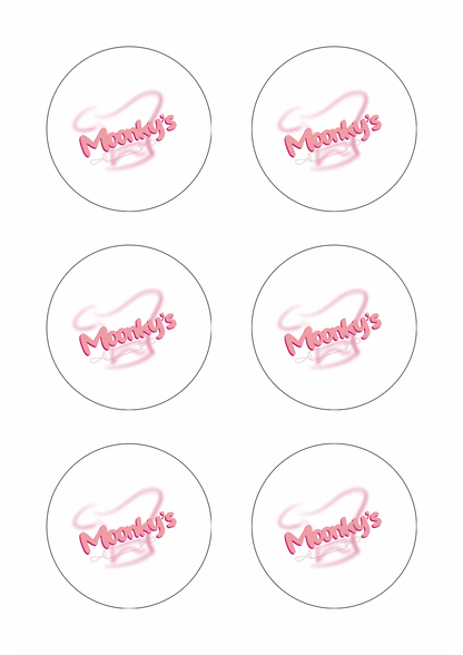 Custom Edible Cupcake & Treat Toppers (Pre-Cut)