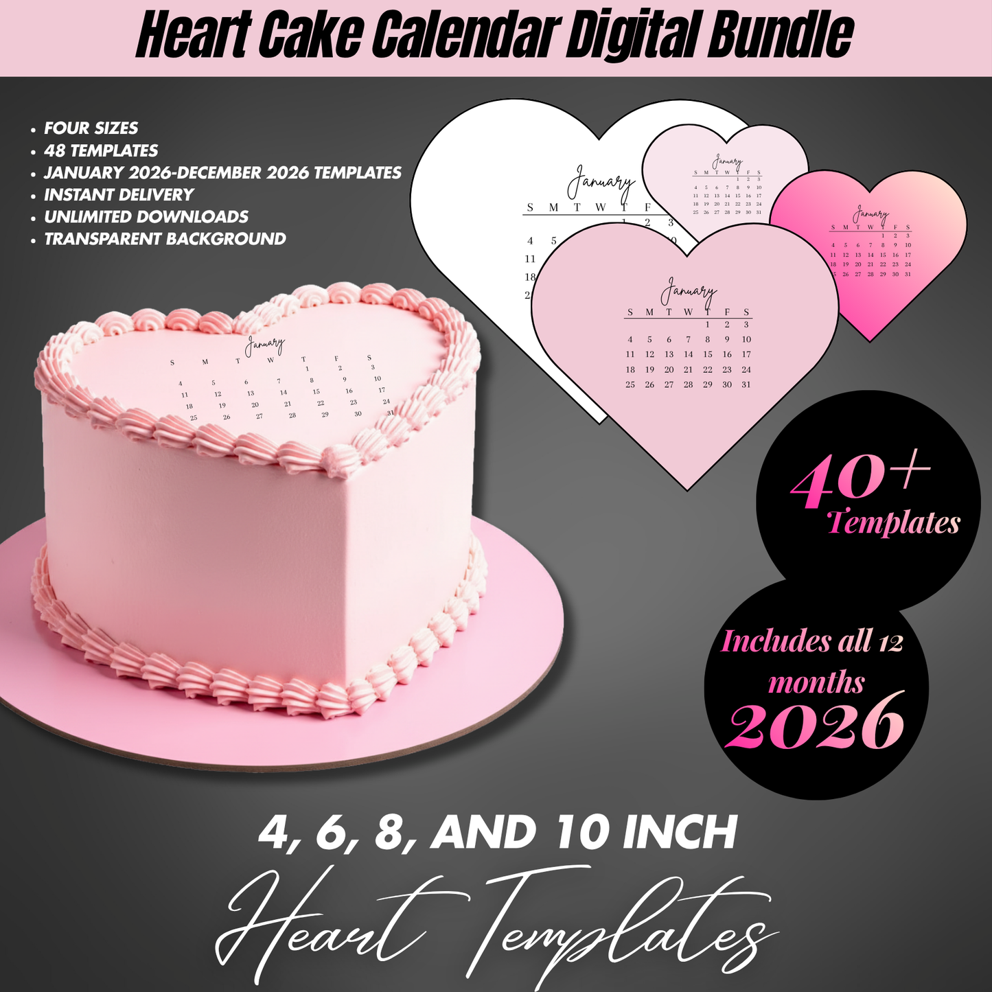 HEART CALENDARS 2026