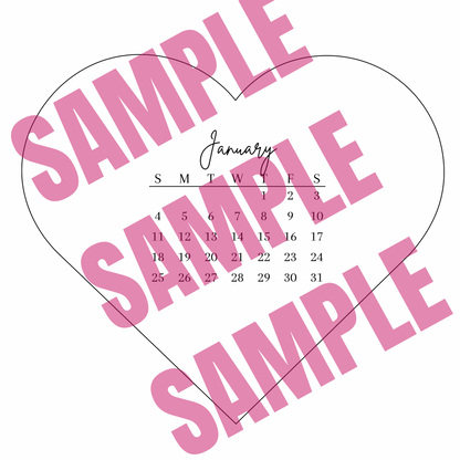 HEART CALENDARS 2026