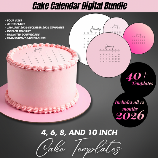 ROUND CALENDAR TEMPLATE